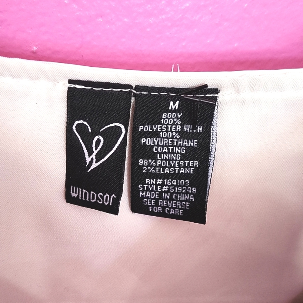 Windsor faux leather bustier top - Picture 2 of 5